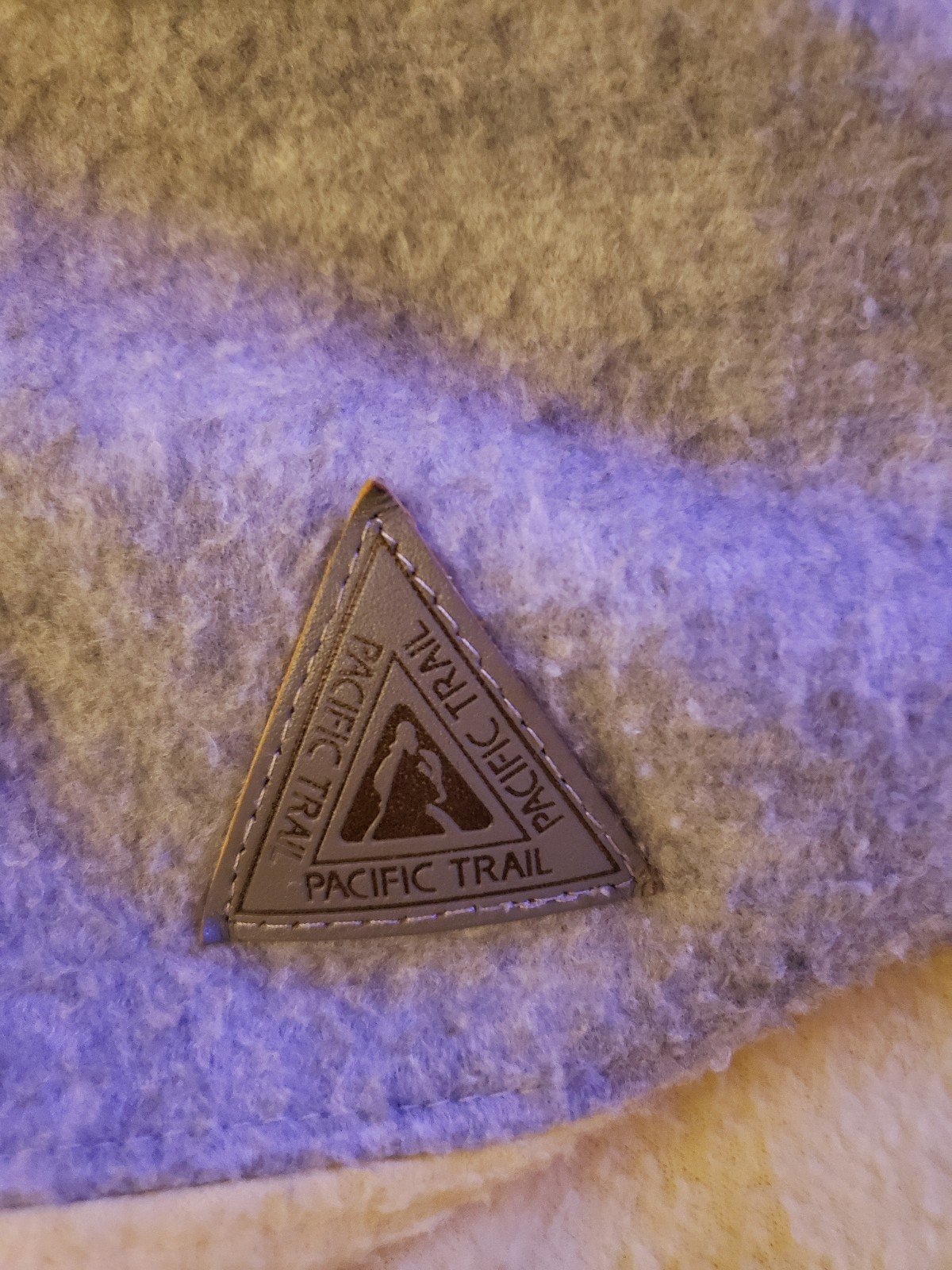 90s Gray and Yellow Half Zip Fleece