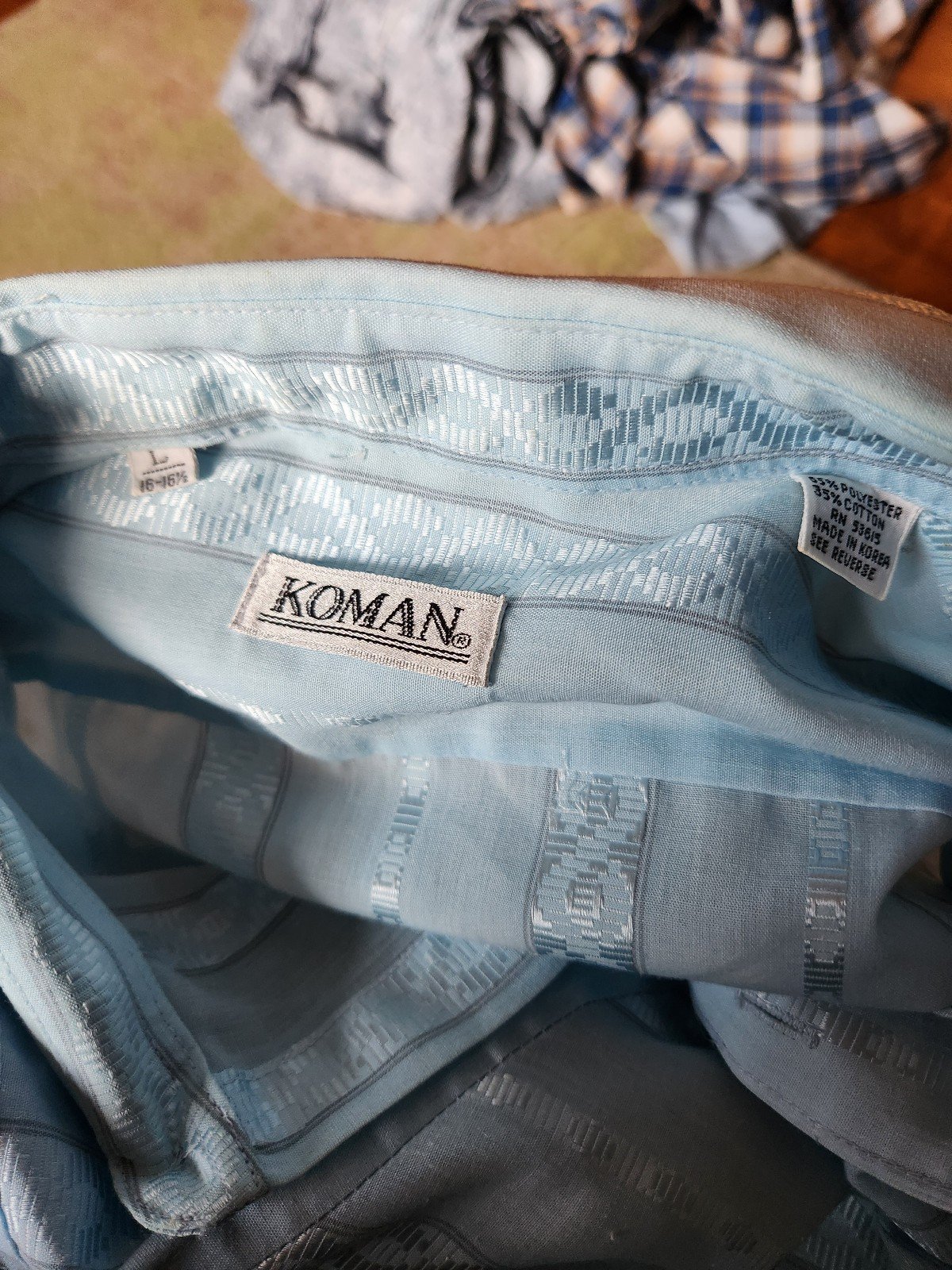 90s Blue Button Down