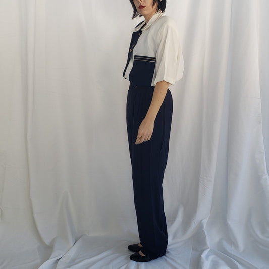 80s/90s Deadstock Nautical Pants and Top Set