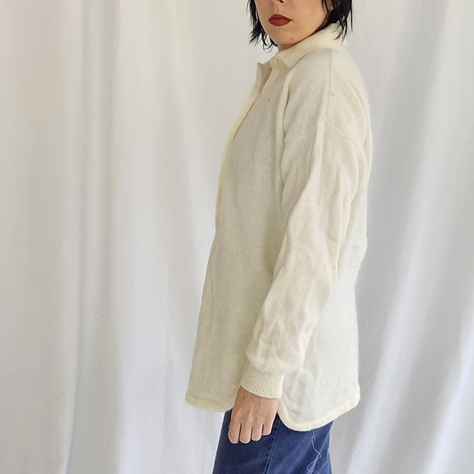 90s Casual Corner Lambswool and Angora Sweater