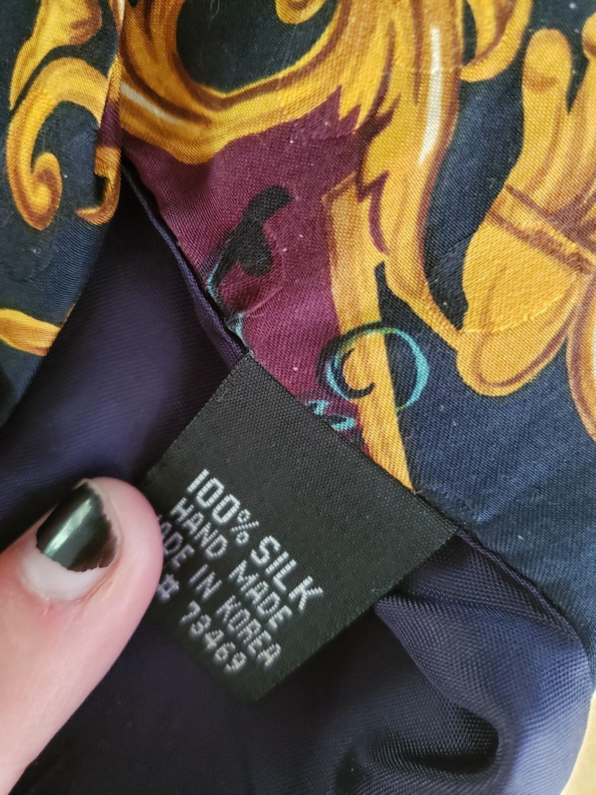 Vintage Lion King Silk Tie