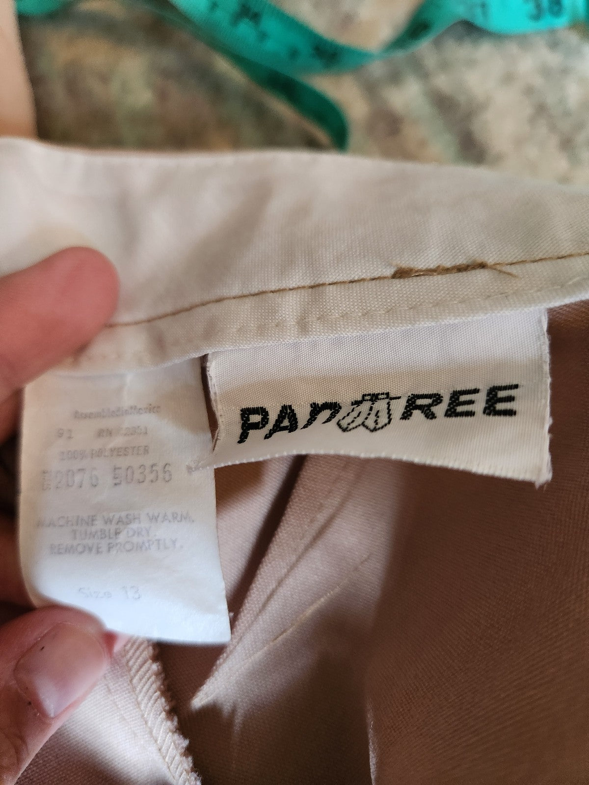 80s Tan Pleated Trousers