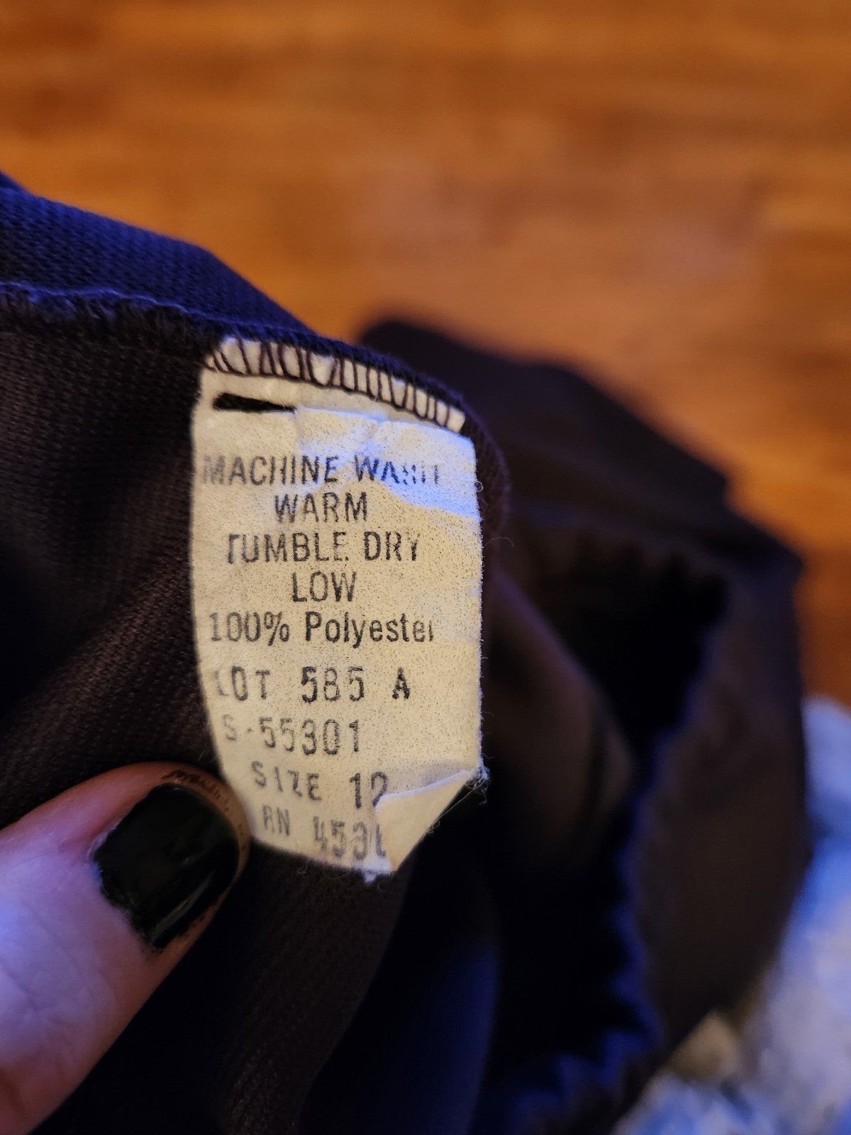 70s Purple A Line Skirt