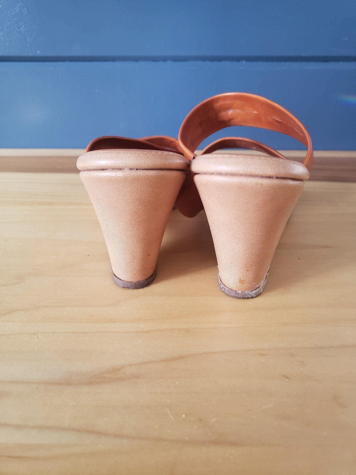 Vintage Leather Wedges