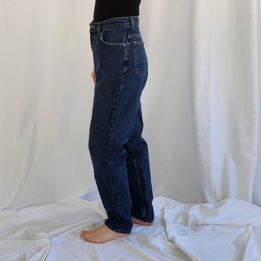 90s Dark Wash Chic Mom Jeans