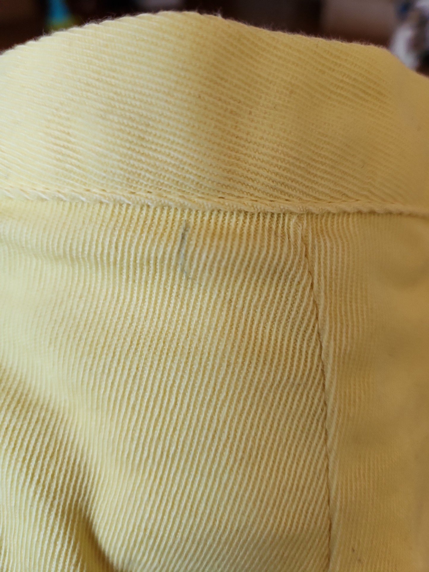 50s/60s Yellow Side Zip Shorts