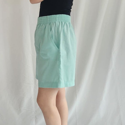 80s/90s Aqua Shorts