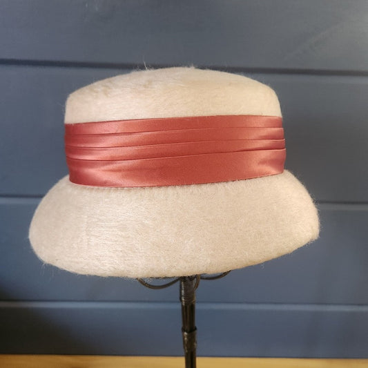 60s Cream Hat