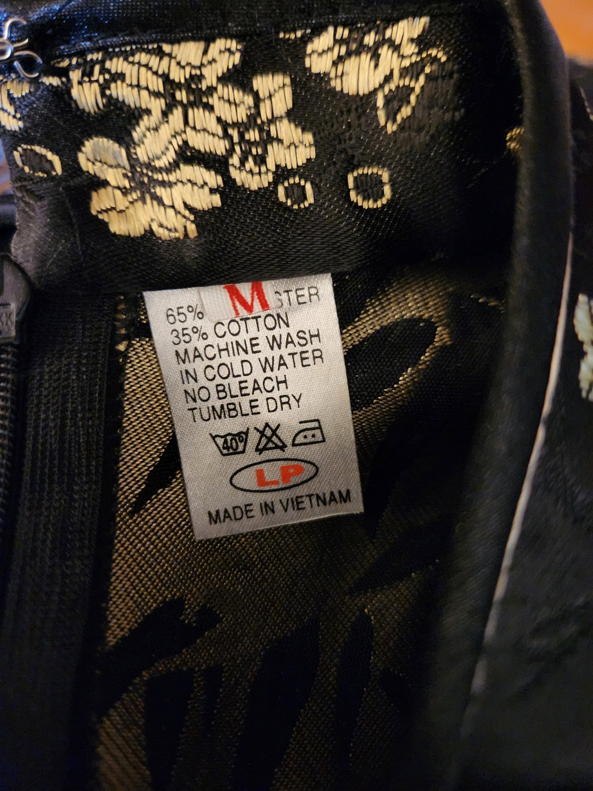 90s Black and Gold Cheongsam