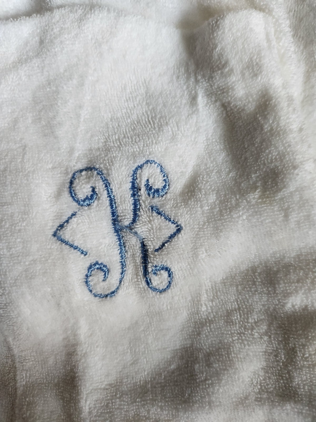 70s/80s White Terrycloth Robe Top