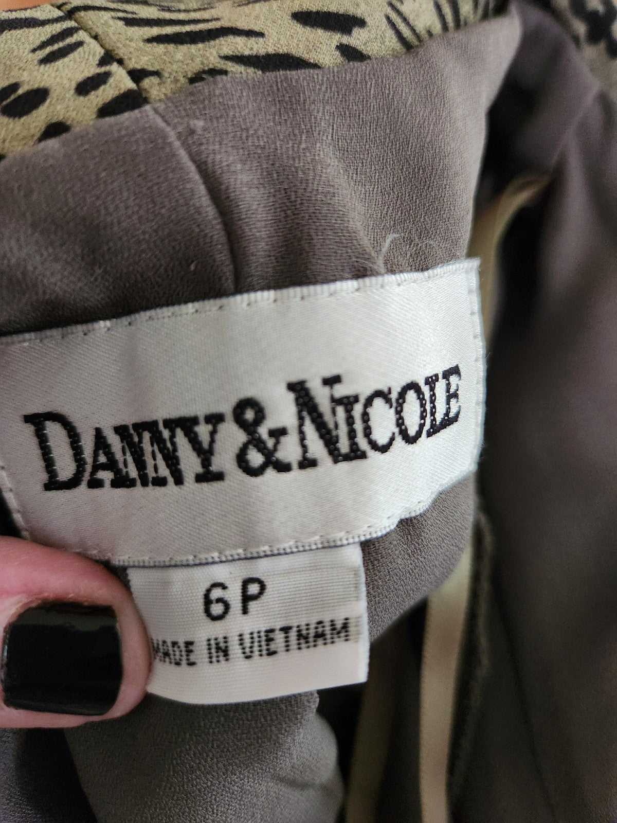 Y2K Olive Green and Leopard Print Skirt Set