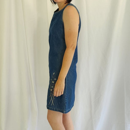 90s/Y2K Denim Mini Dress