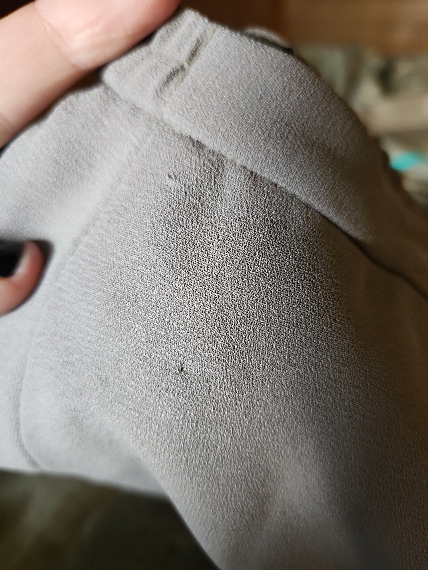 Olive and Beige Silk Beaded Skirt Set