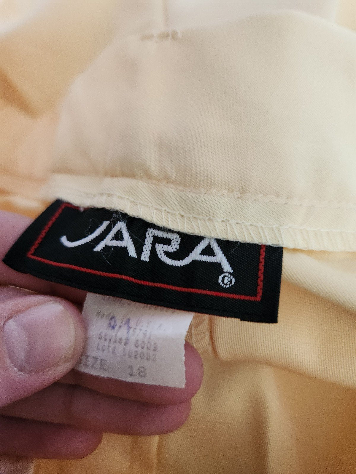 90s Yellow High Rise Pleated Shorts