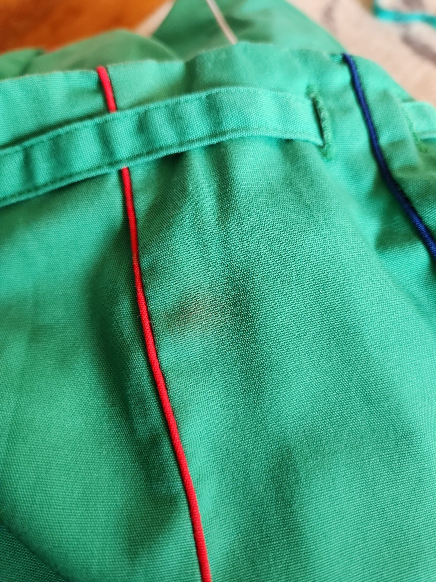 70s/80s Green Button Down Skirt