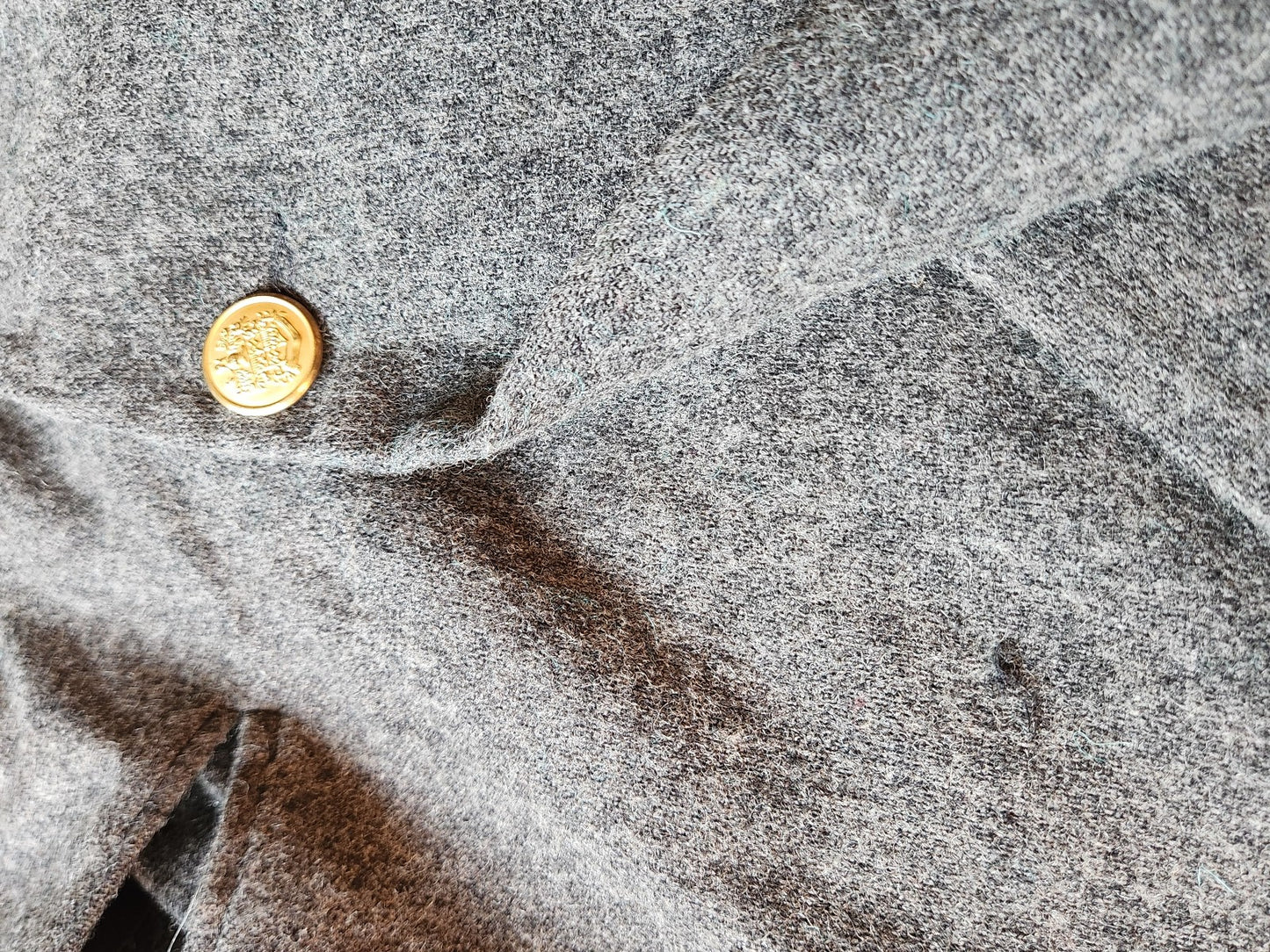 90s Gray Wool Blazer