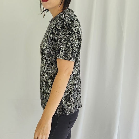 00s Black and Silver Whimsigoth Tee