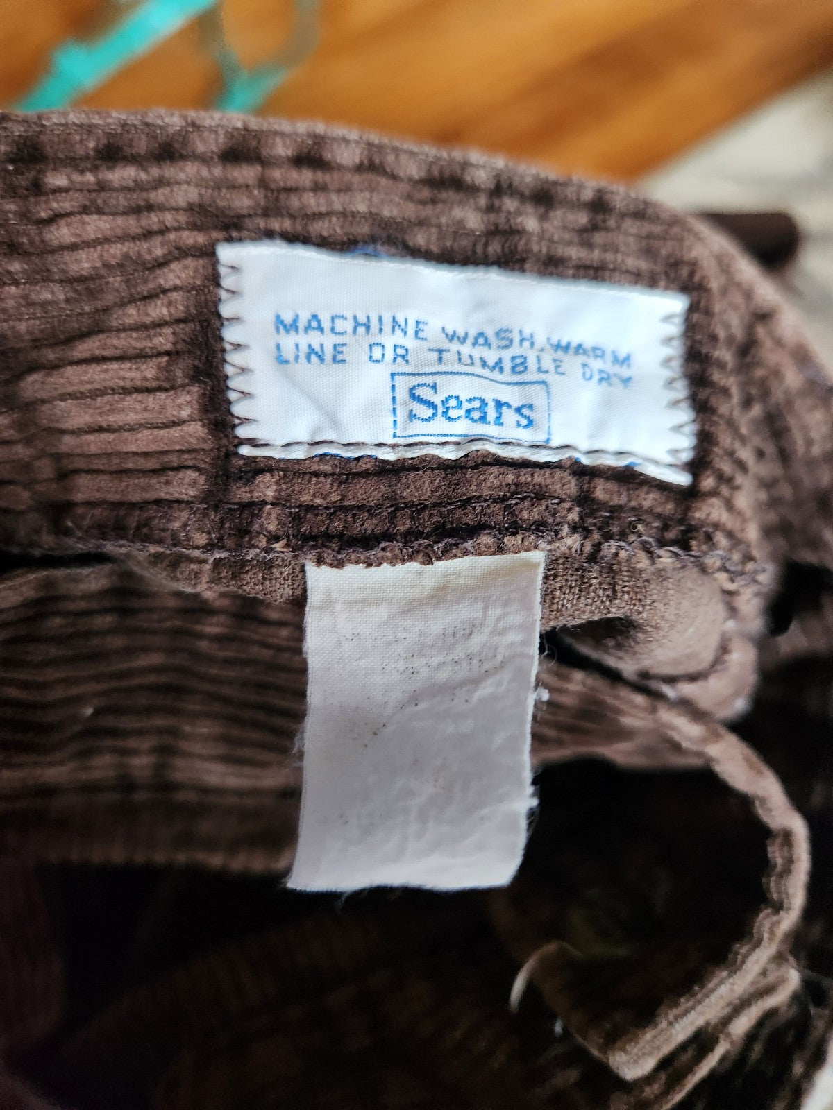 80s Brown High Rise Cords