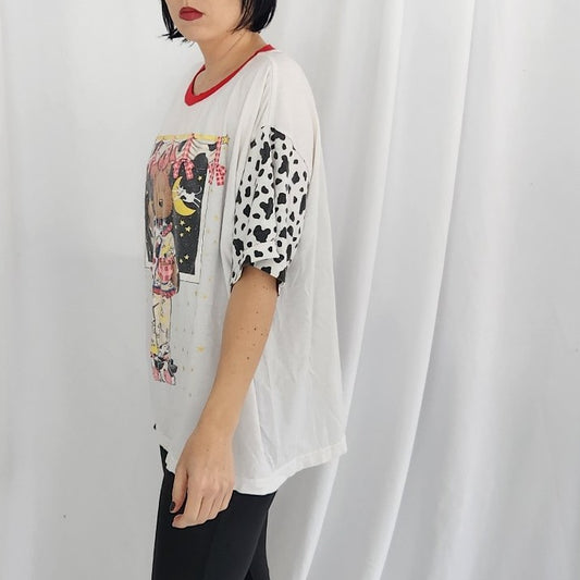 90s Teddy Bear Pajama Shirt