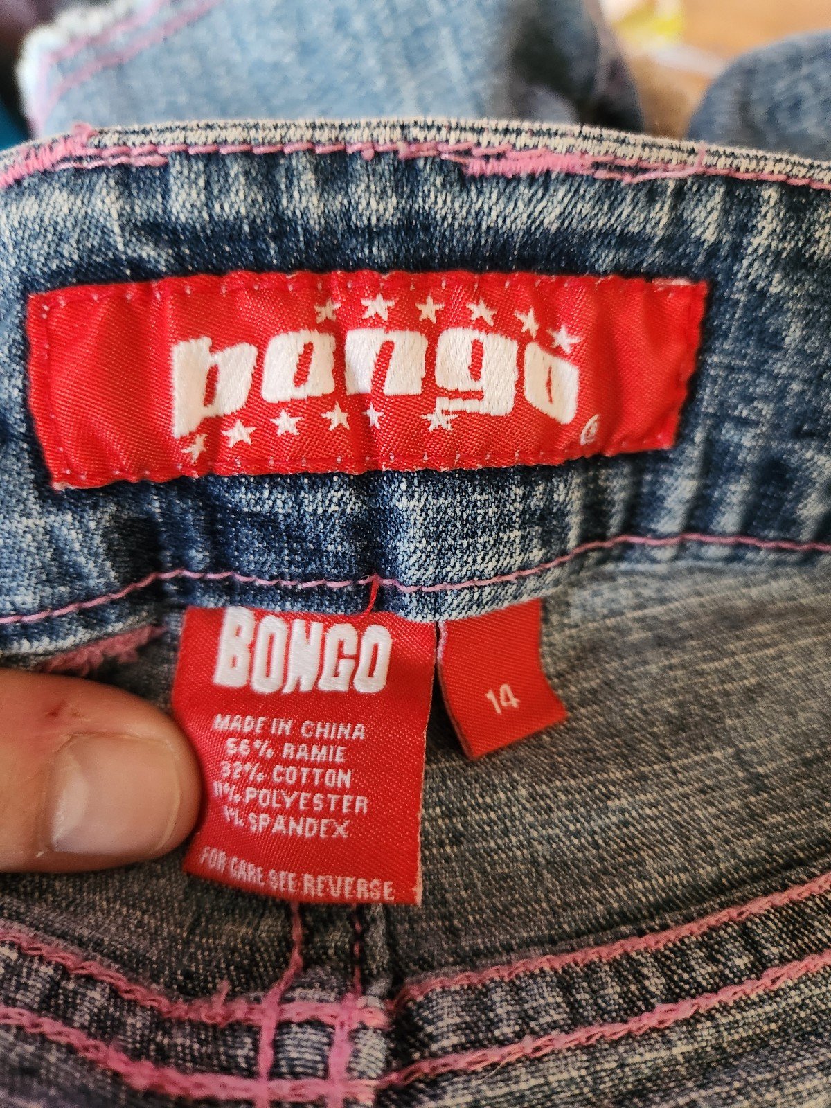 Y2K Bongo Denim Short Shorts