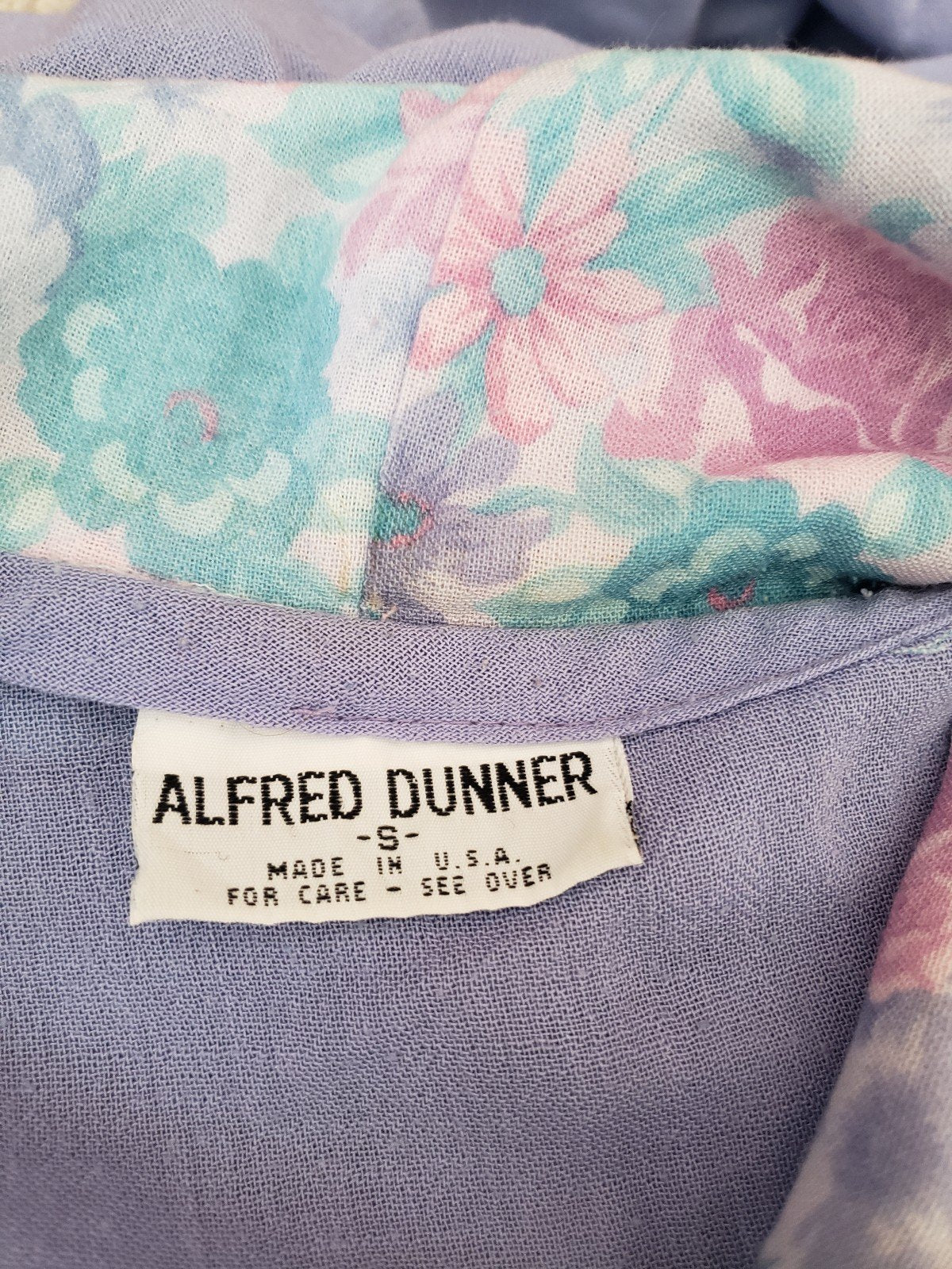 80s Purple Spring Skirt Set