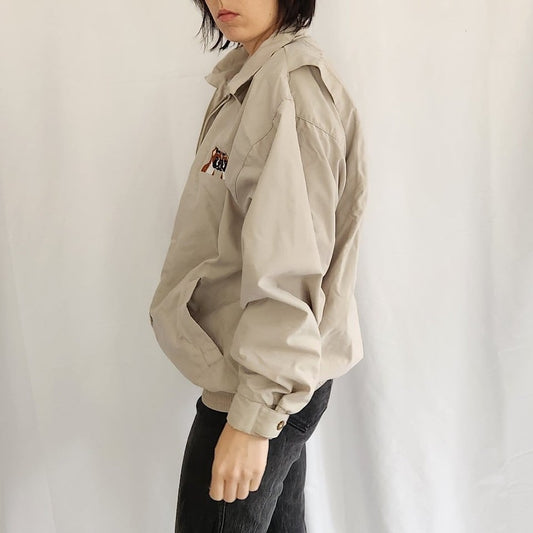 90s Boxer Dog Windbreaker