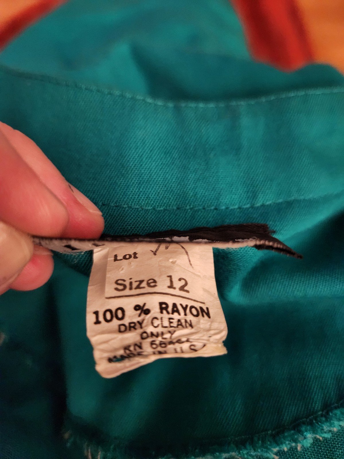 80s Teal Peplum Dress