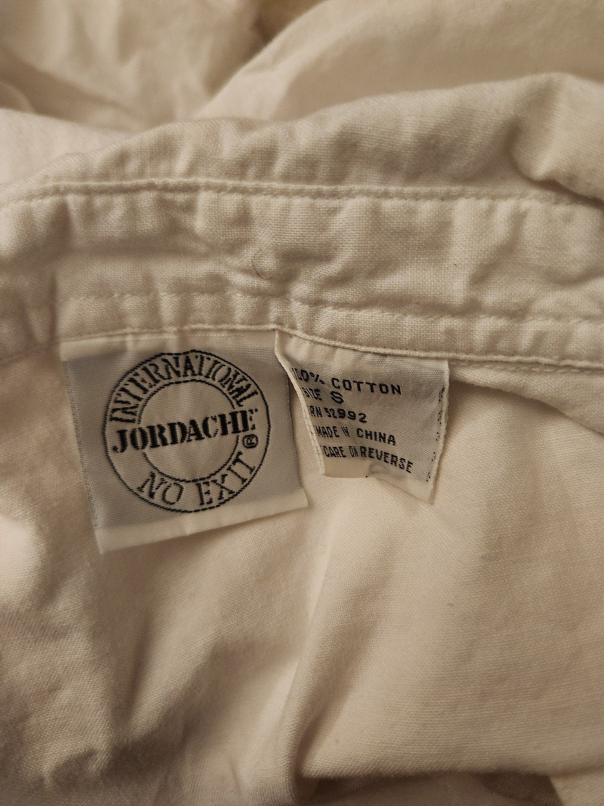 90s White Sleeveless Cropped Shirt