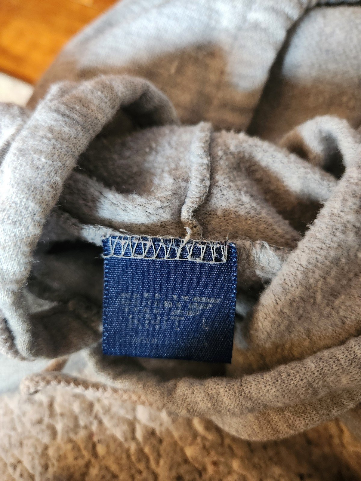 80s Gray and Rainbow Sleeveless Hooded Shirt