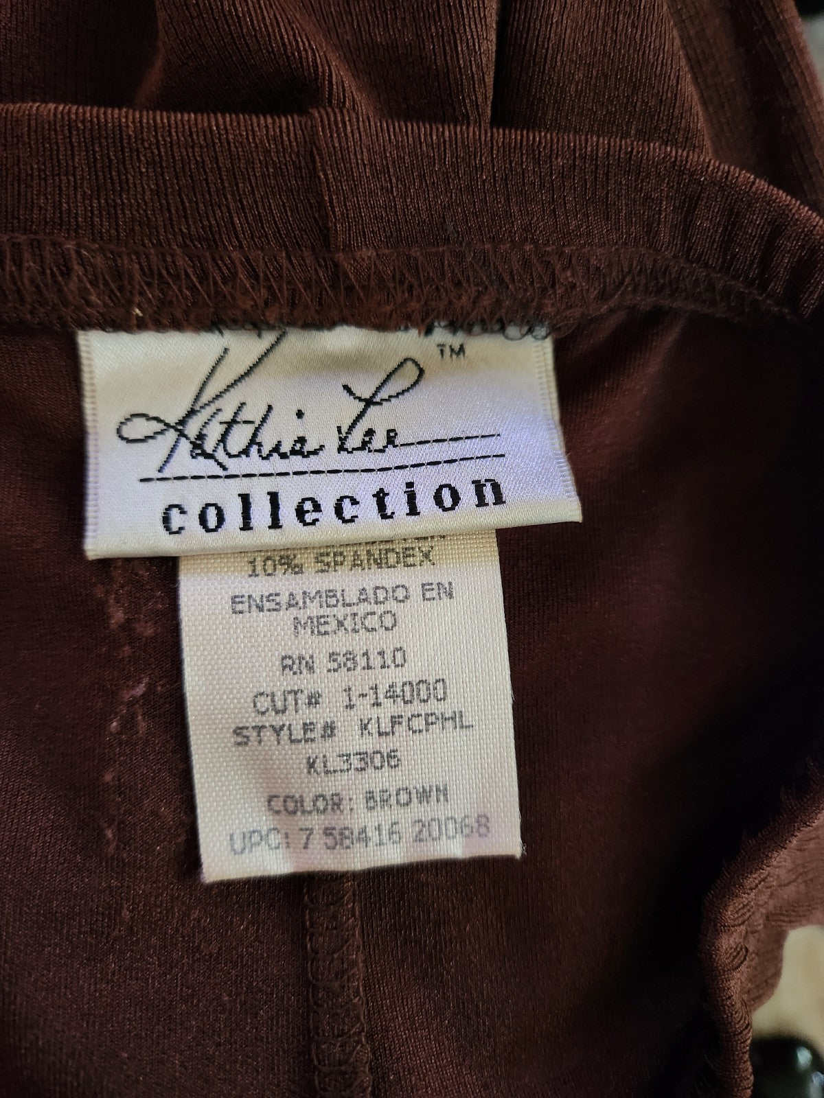 90s Brown Stretchy Maxi Skirt