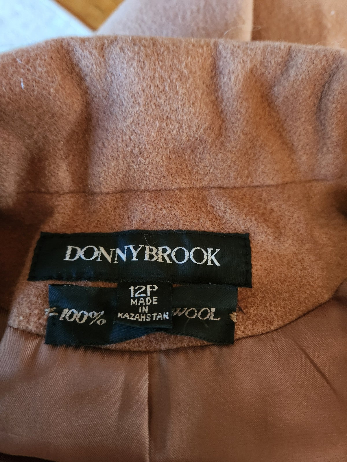 90s Brown Wool Overcoat