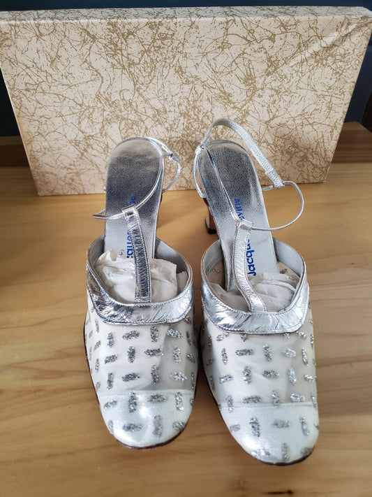 70s(?) Jacques Levine Silver Heels