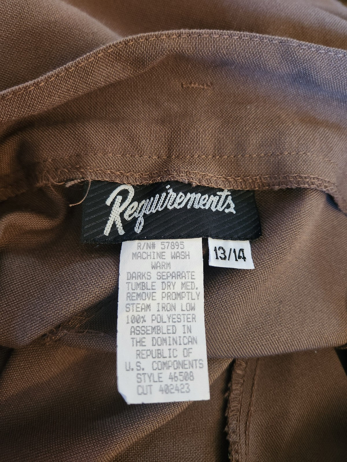 80s Cool Toned Brown Trousers