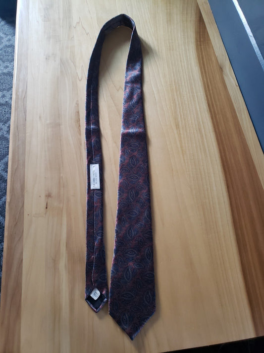 Vintage 80s Paisley Silk Tie