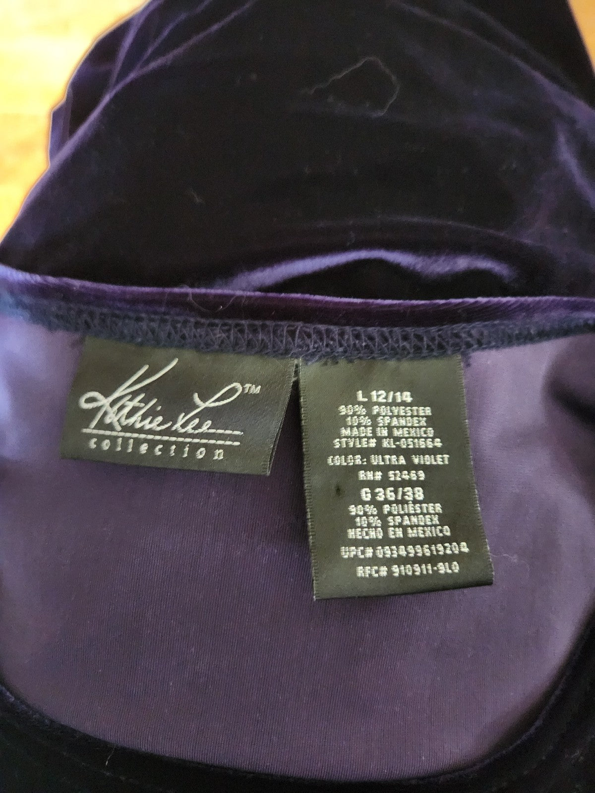 90s Purple Velvet Long Sleeve Maxi Dress