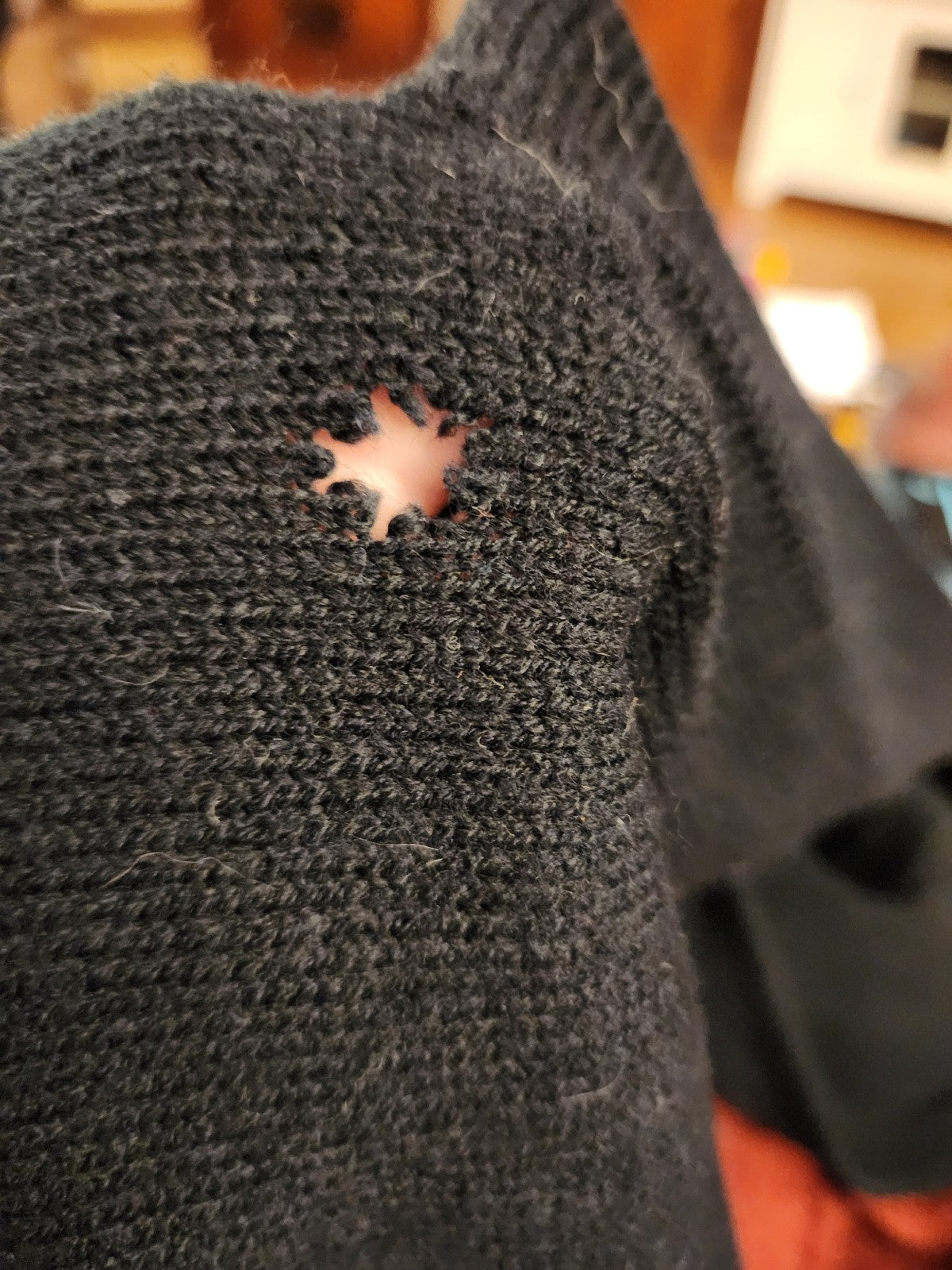 70s Black Sweater Vest