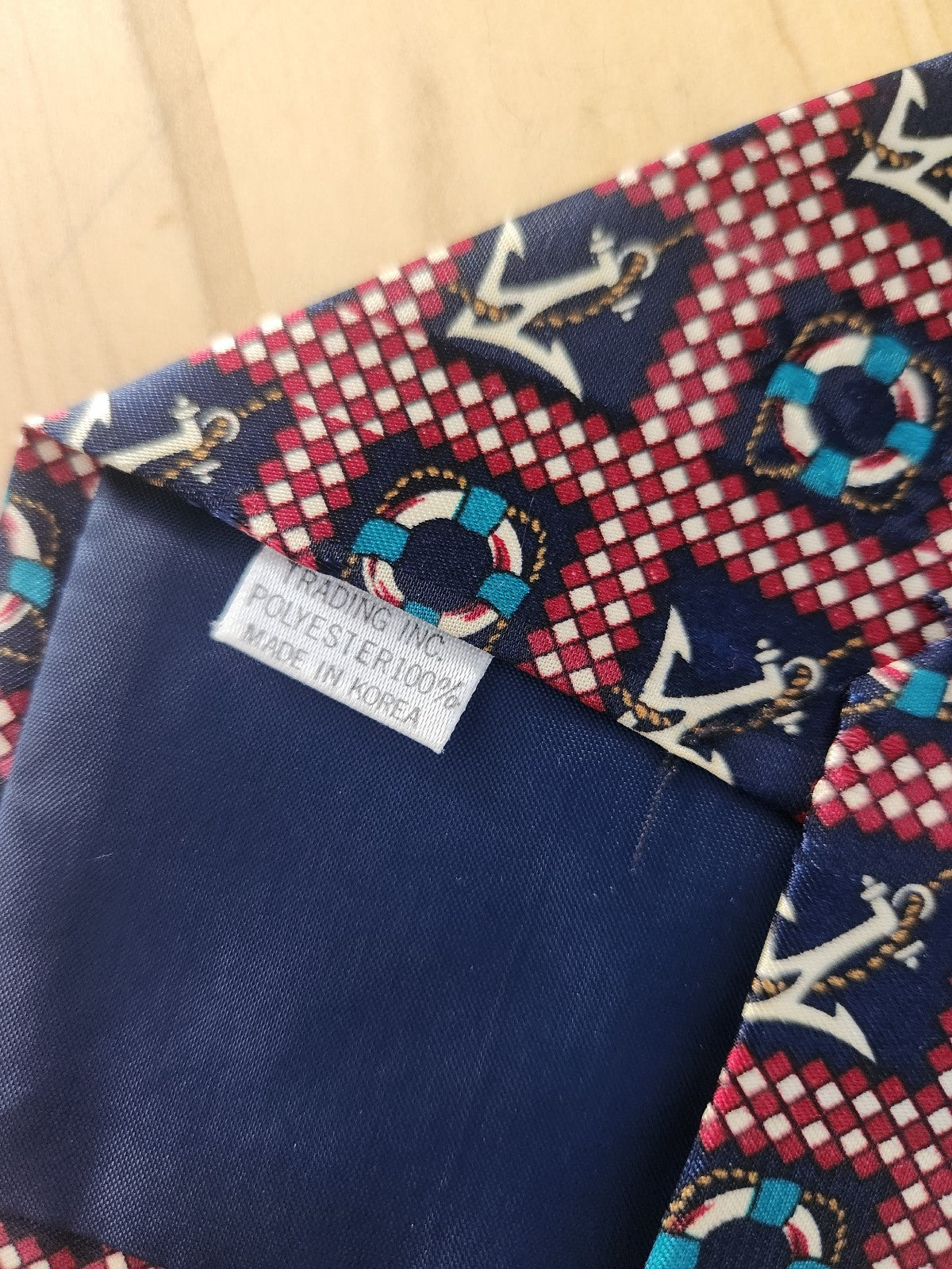 Venezia Anchor Nautical Theme Tie