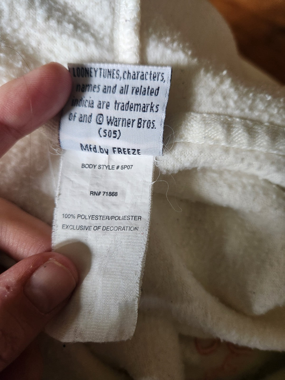 Y2K Tweety Bird Hooded Fleece Sweatshirt