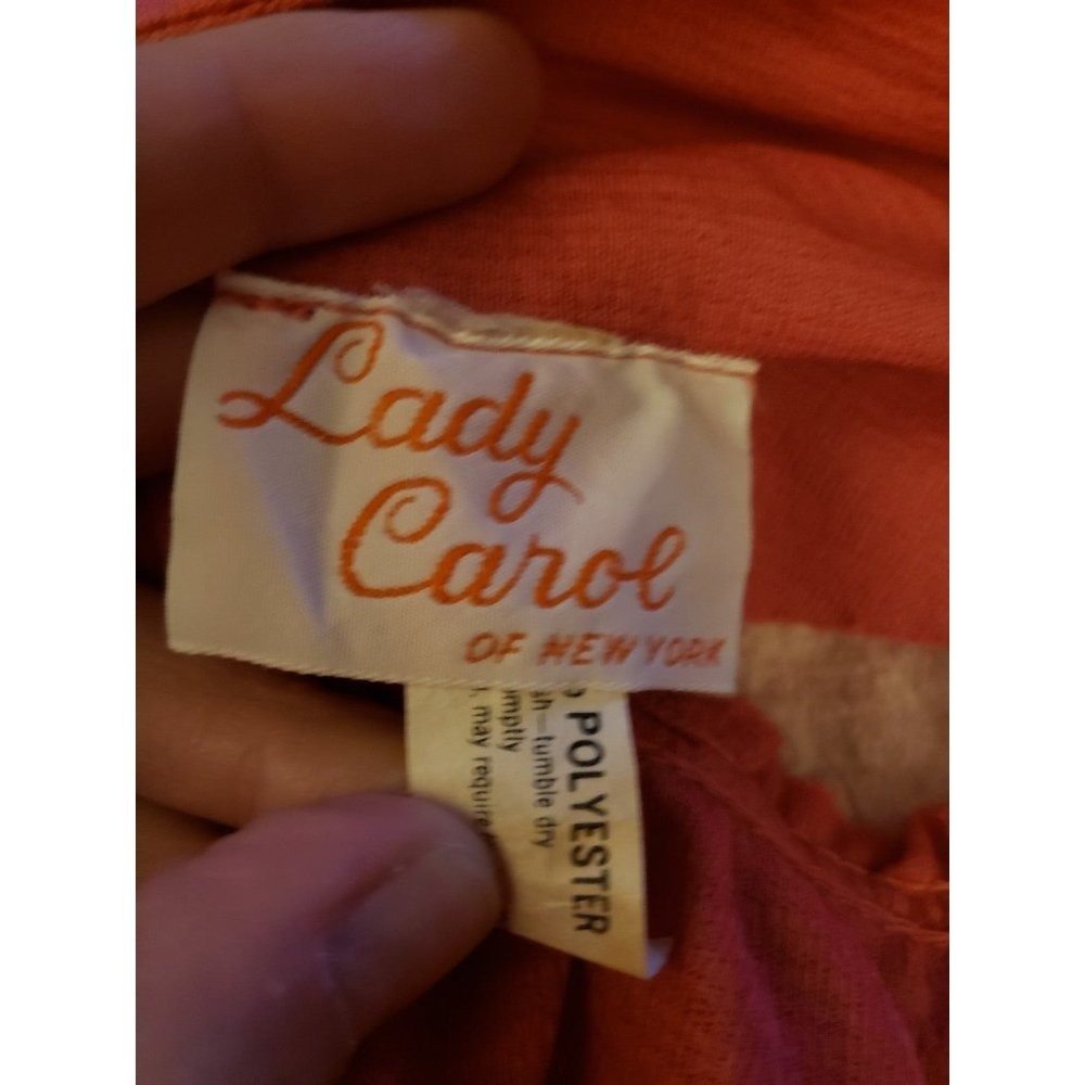 70s/80s Coral Day Dress