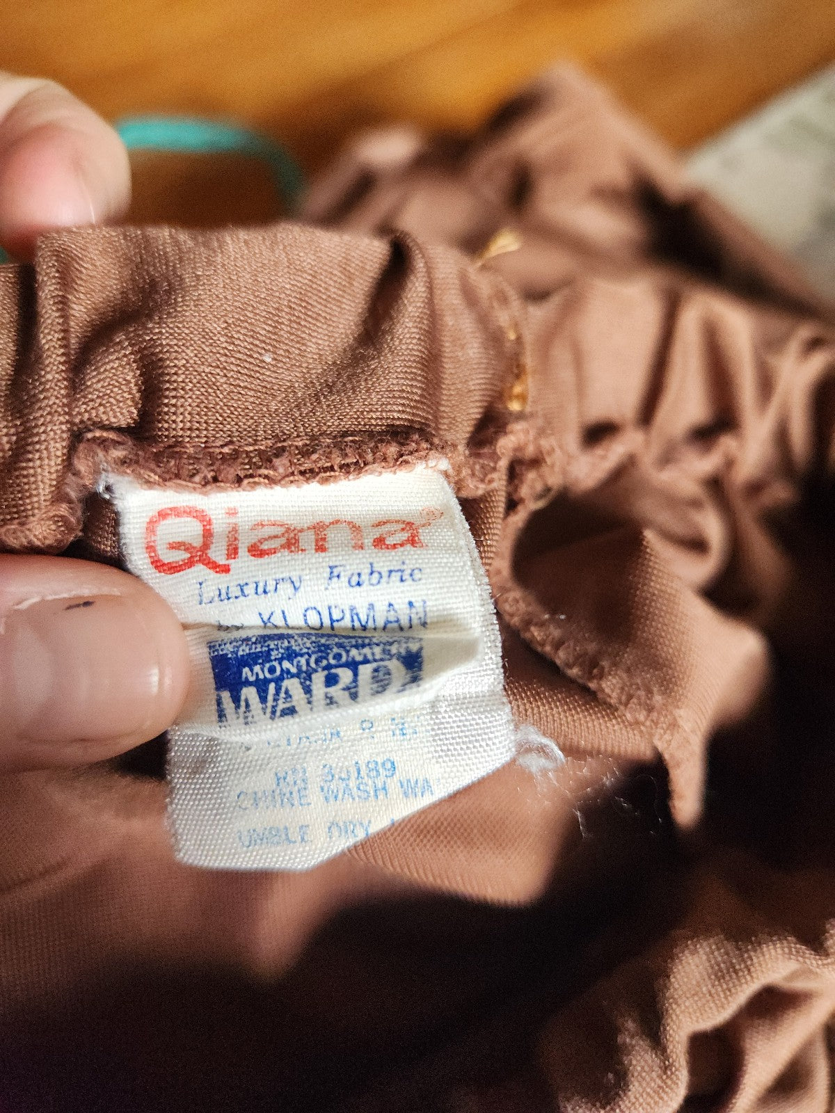 70s Brown Pants and Top Lounge Set