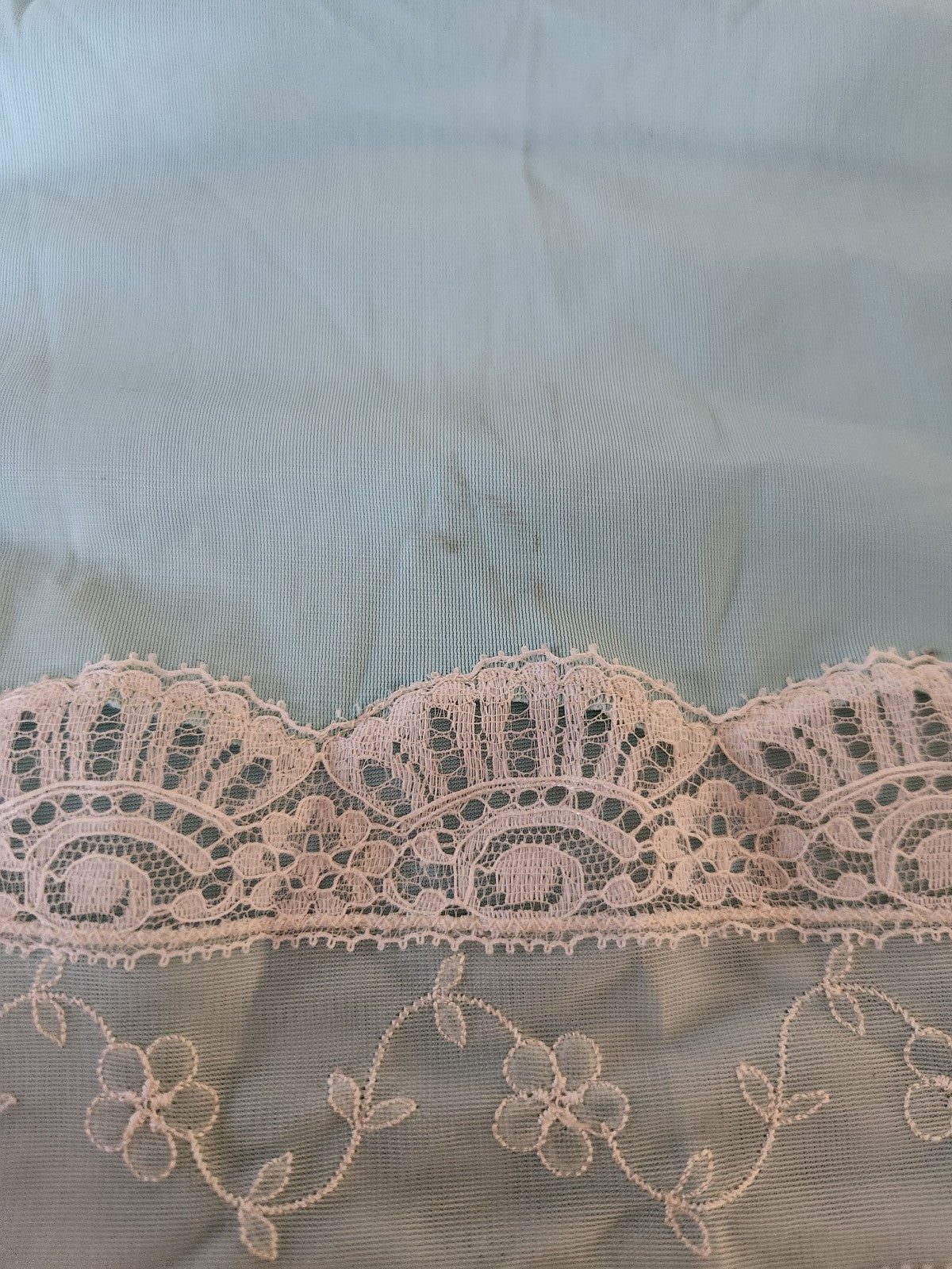 70s Bright Blue Half Slip