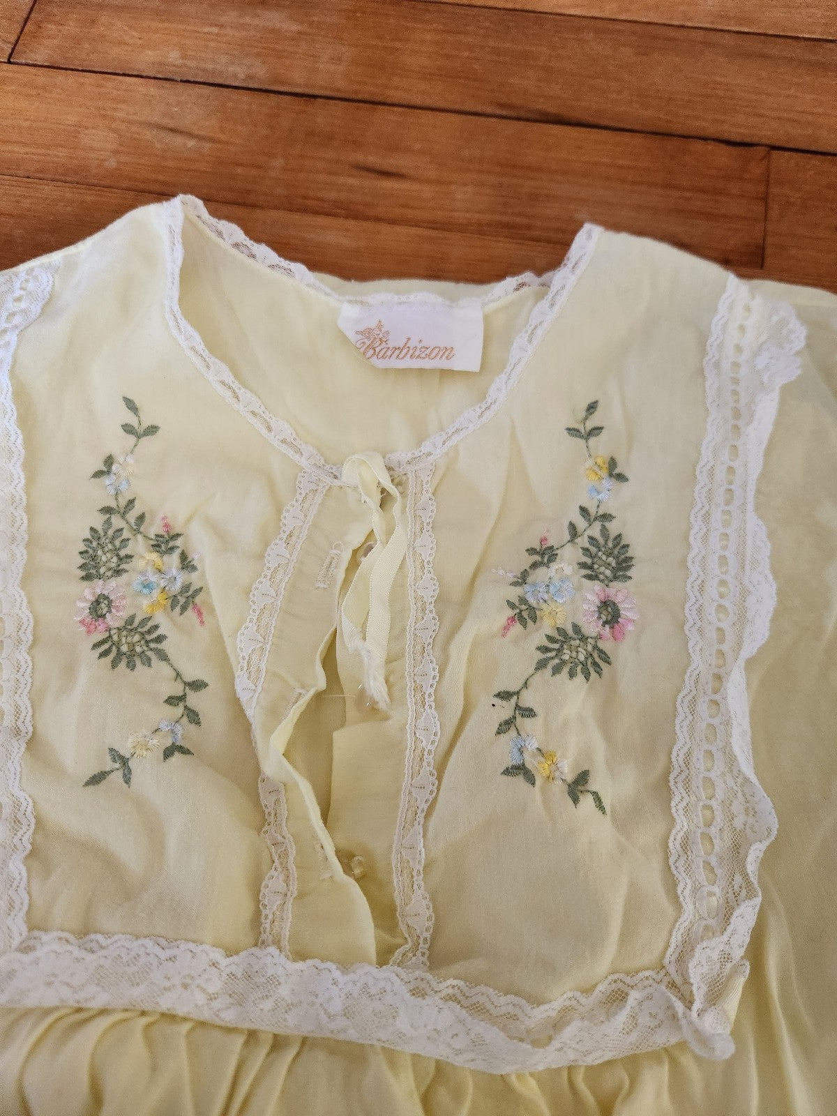 70s/80s Yellow Floral Nightgown