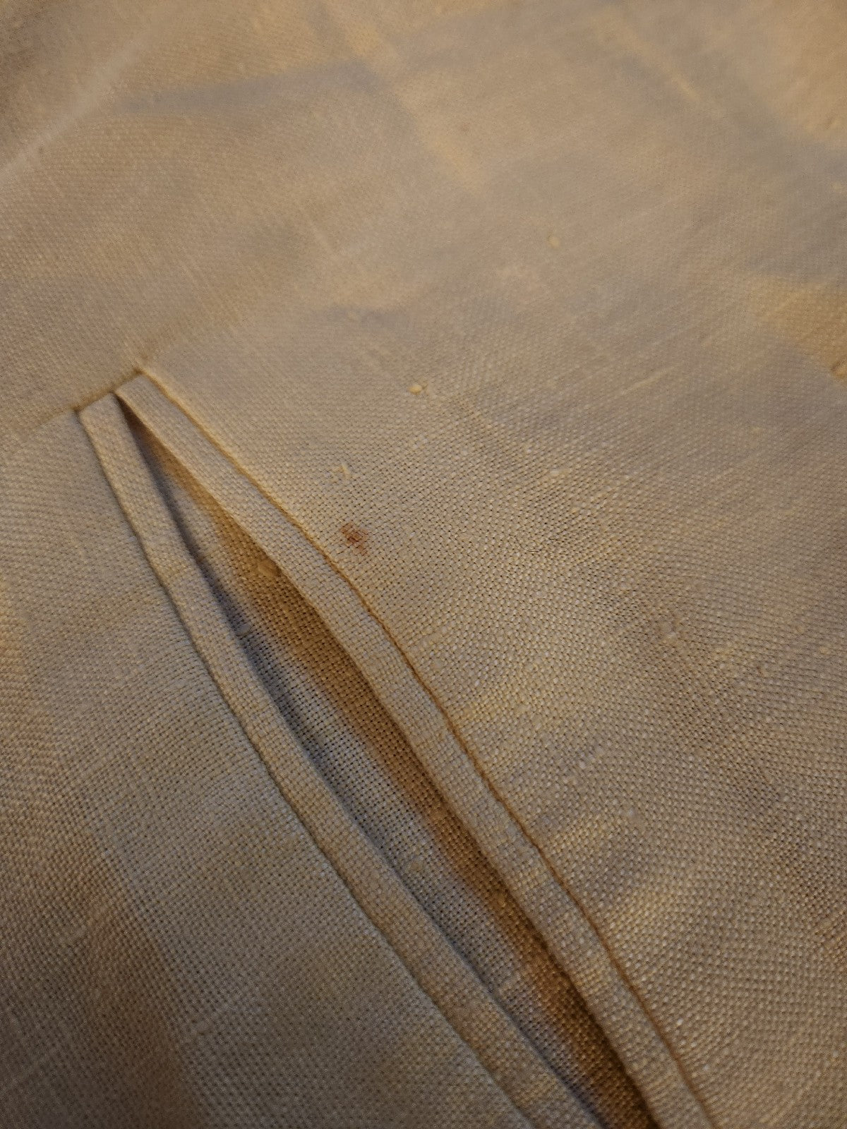 80s/90s Cream Linen Skirt Suit