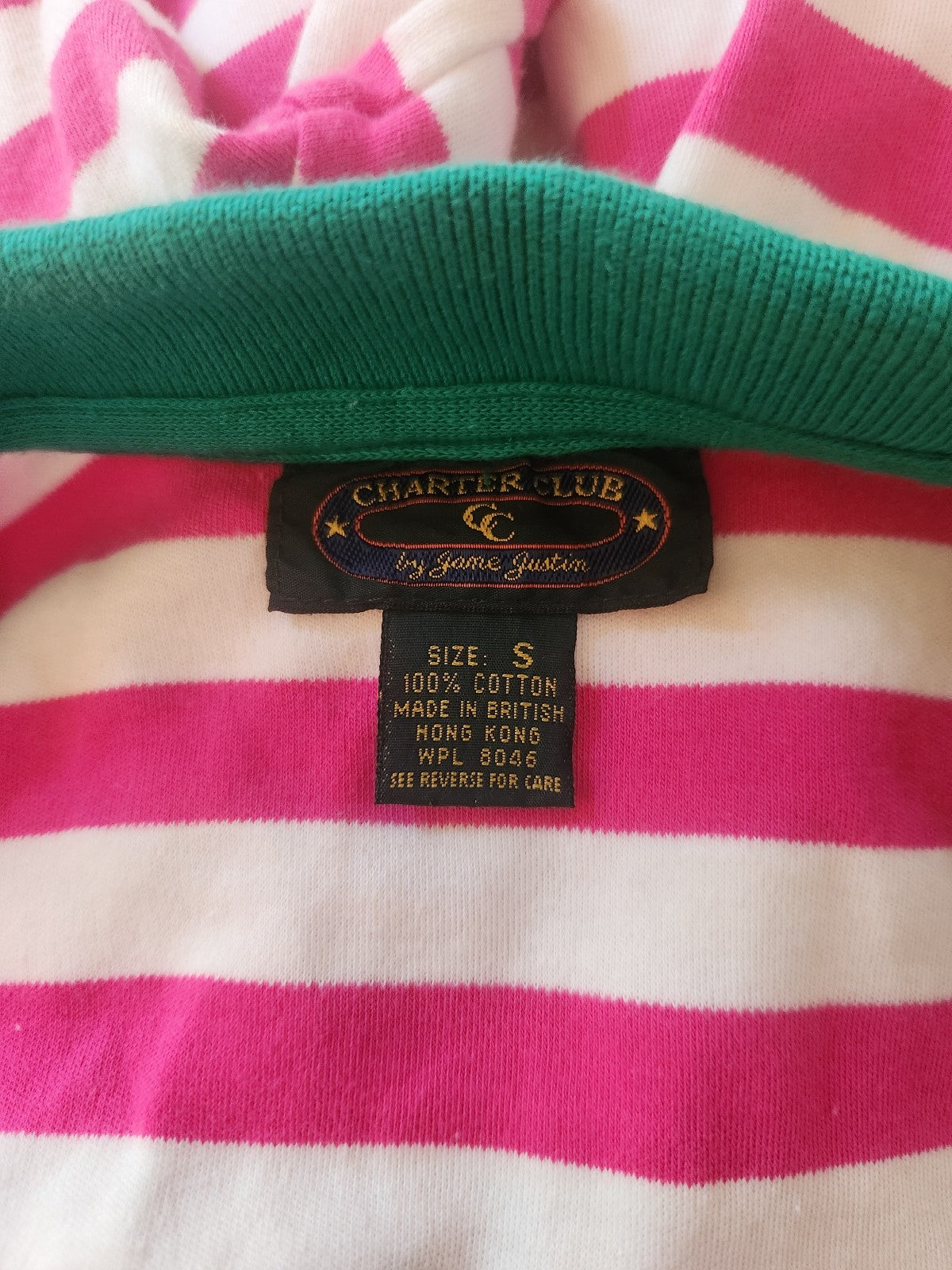 90s Pink and Green Preppy Shorts and Polo Set
