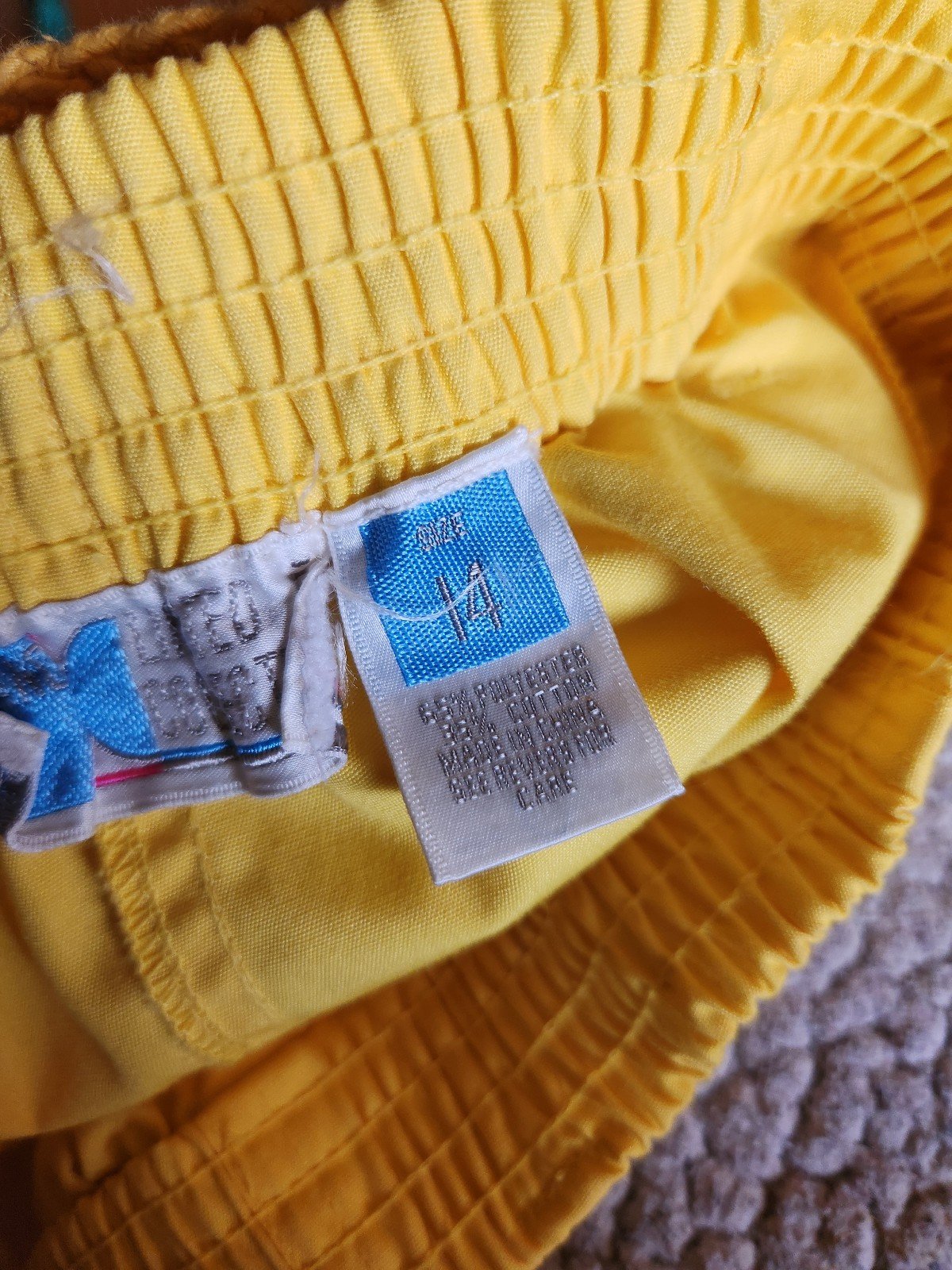 80s Yellow Pleated Pants