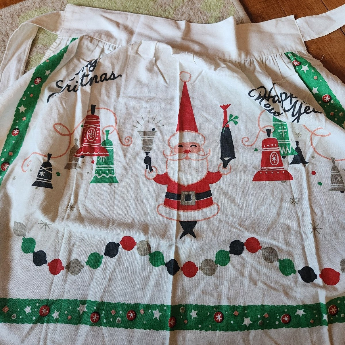 60s Christmas Hostess Apron