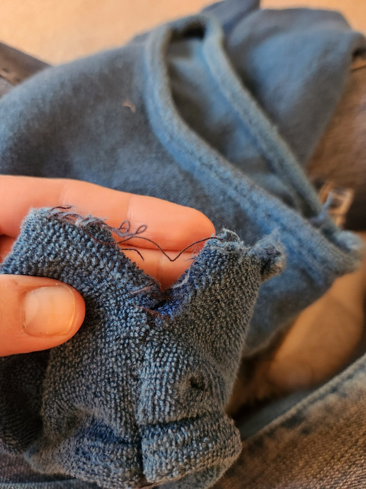 70s Blue Terrycloth Tank Top