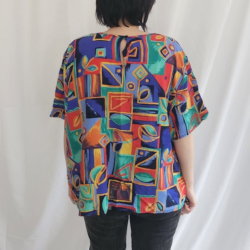 80s Multicolor Funky Shirt
