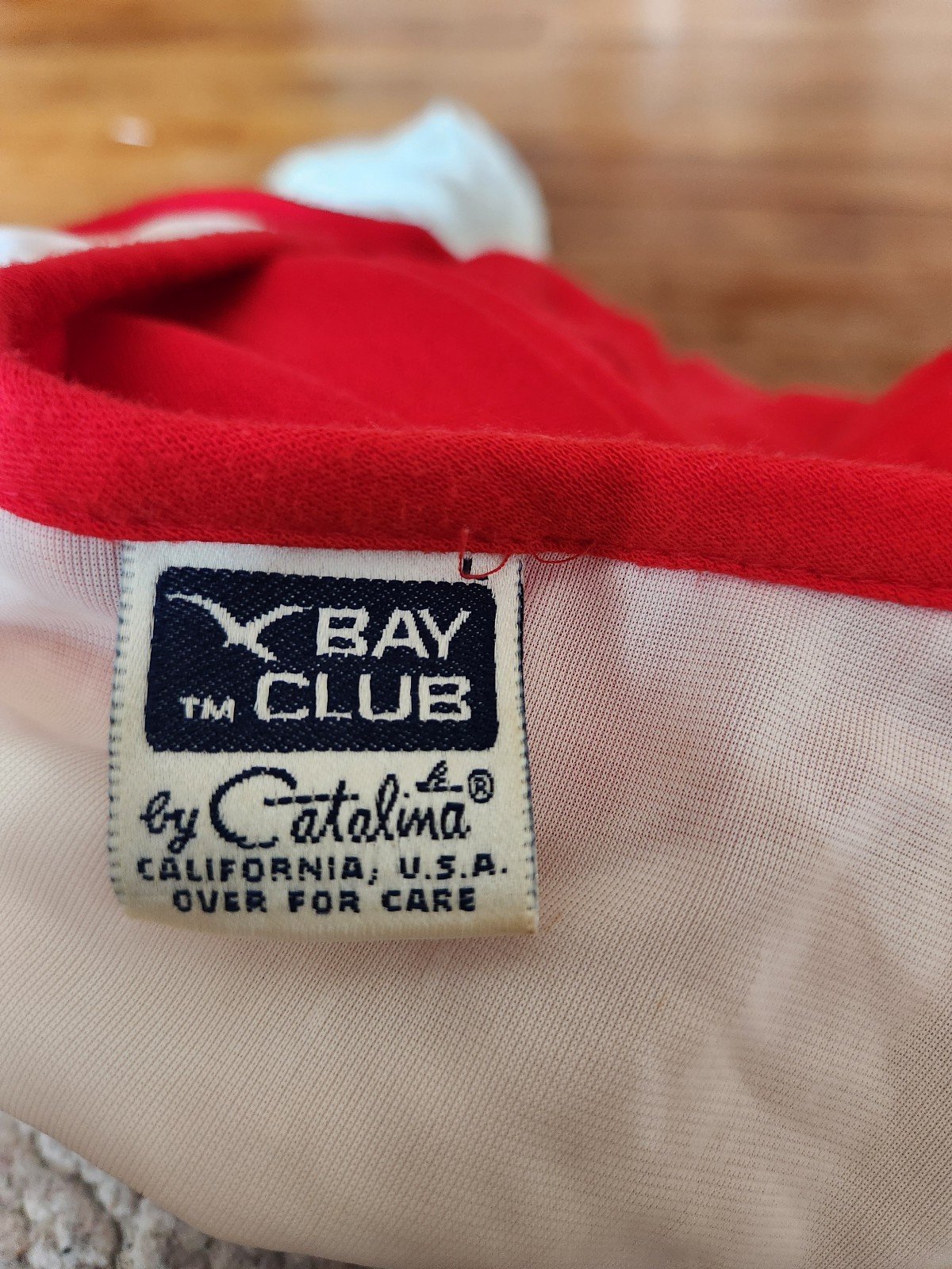 80s Red Spaghetti Strap Tank