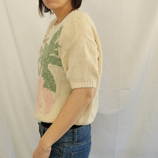 90s/Y2K Summer Silk Sweater